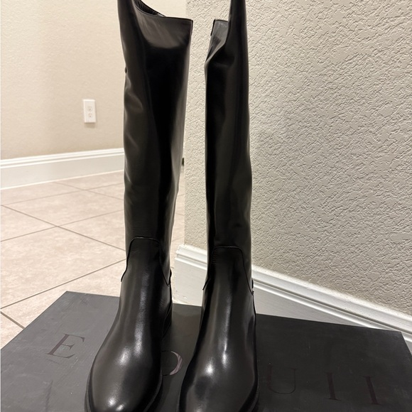 🇮🇹 Black Riding Boots - Picture 2 of 7